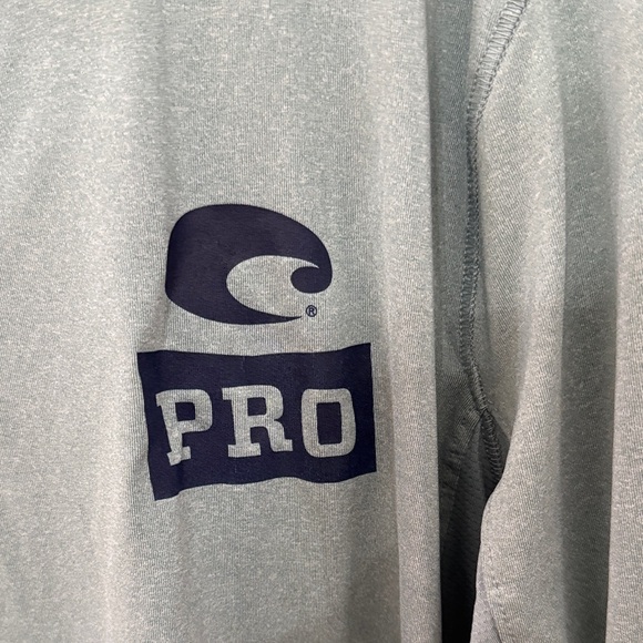 Costa Men’s Sz XL Light Green Long Sleeve hoodie with zipper pocket - Picture 2 of 9